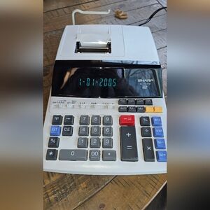 Sharp Printing Calculator El-1197piii 12 Digit Back-Up Battery